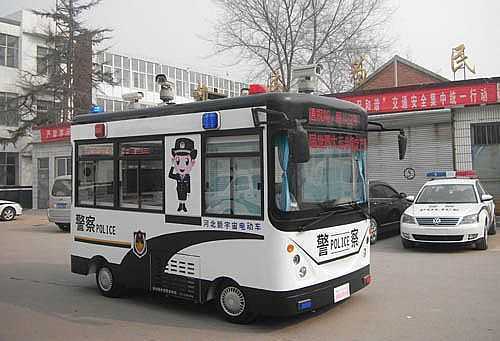 躍迪流動警務室廣平縣交警大隊配備現(xiàn)場