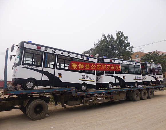 康保縣公安局移動警務室發車儀式