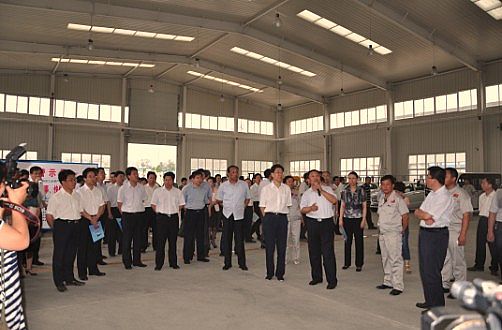 石家莊市常務副市長劉曉軍視察我公司企業