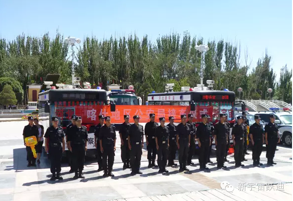 躍迪移動(dòng)警務(wù)室發(fā)車新疆喀什—加速推進(jìn)治安維護(hù)