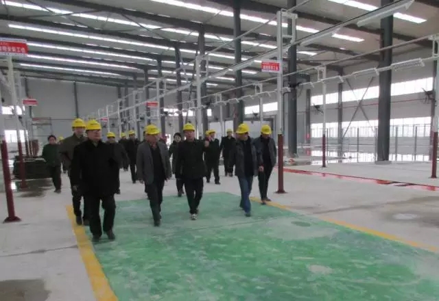 安慶市委書記虞愛華一行到安慶安達爾公司調研