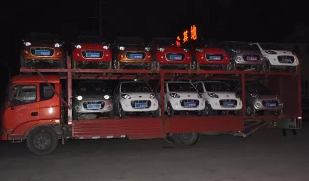 躍迪電動(dòng)汽車批量發(fā)車山東——新年新氣象