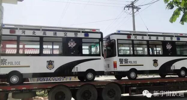 躍迪移動警務室批量發車河北高速公路各路段——為人民的安全保駕護航