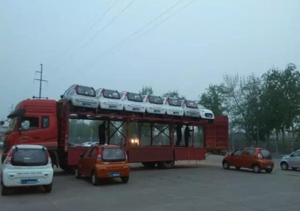 躍迪電動汽車批量發車邢臺——安全快樂伴您行