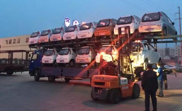 躍迪電動汽車批量發車廣西——勇做綠行者