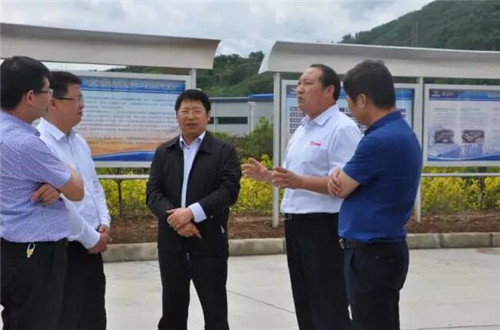 陜西省商洛市常務副市長聽取陜西躍迪公司發展情況