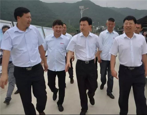 陜西省商洛市市長考察調研