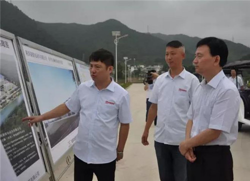 陜西省商洛市市長鄭光照調研