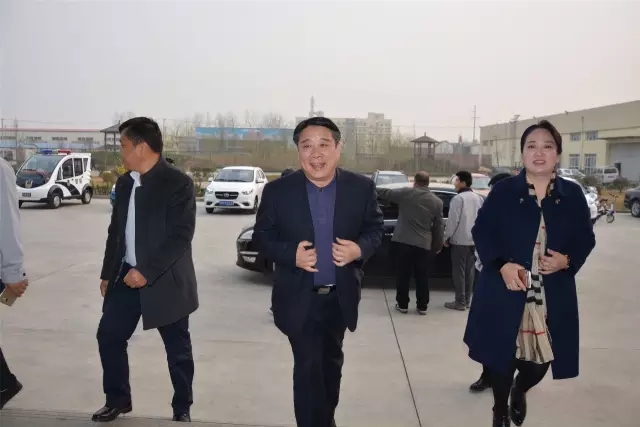 河北省政協財經委主任盧瑞卿到河北躍迪新能源科技集團考察調研