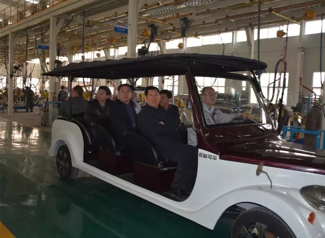 河北省政協財經委主任盧瑞卿到河北躍迪新能源科技集團考察調研