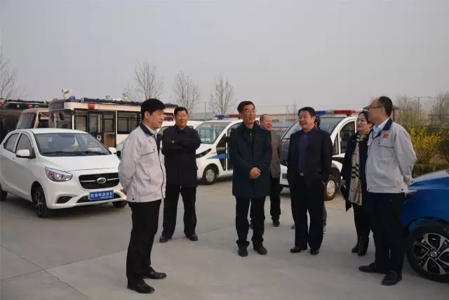 河北省政協財經委主任盧瑞卿到河北躍迪新能源科技集團考察調研