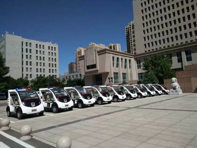躍迪警用電動巡邏車批量發往呼和浩特市公安局