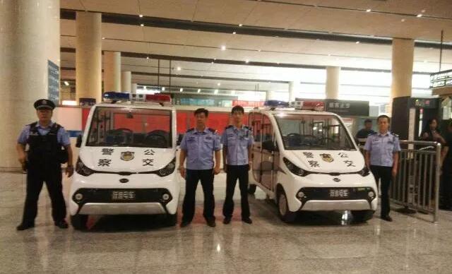 躍迪電動巡邏車,火車站執勤 躍迪電動巡邏車,火車站執勤