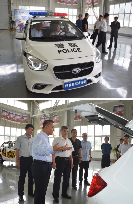 石家莊市中級人民法院黨組書記、院長白峰到躍迪集團調研