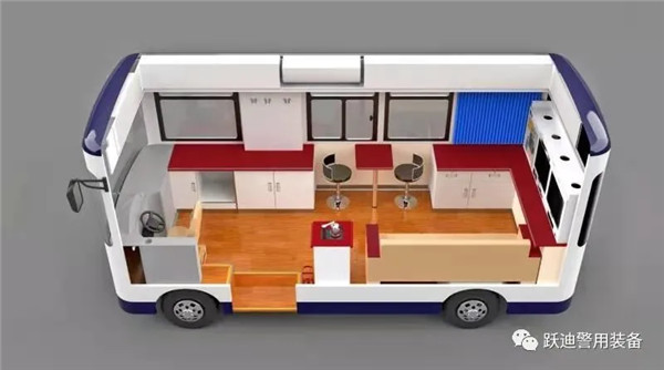 北京采購的移動警務室正式上崗執勤