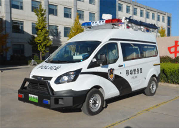 廣東省采購的躍迪移動警務室從躍迪集團順利發車