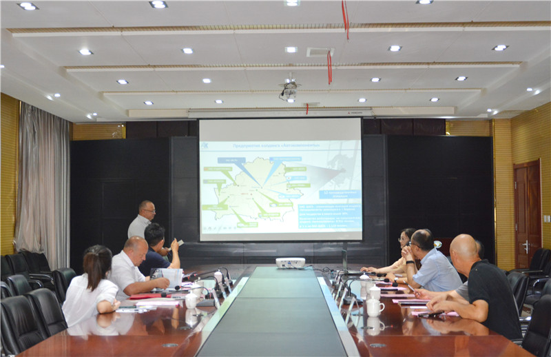 白俄羅斯 BATE 總經理一行赴躍迪集團參觀考察