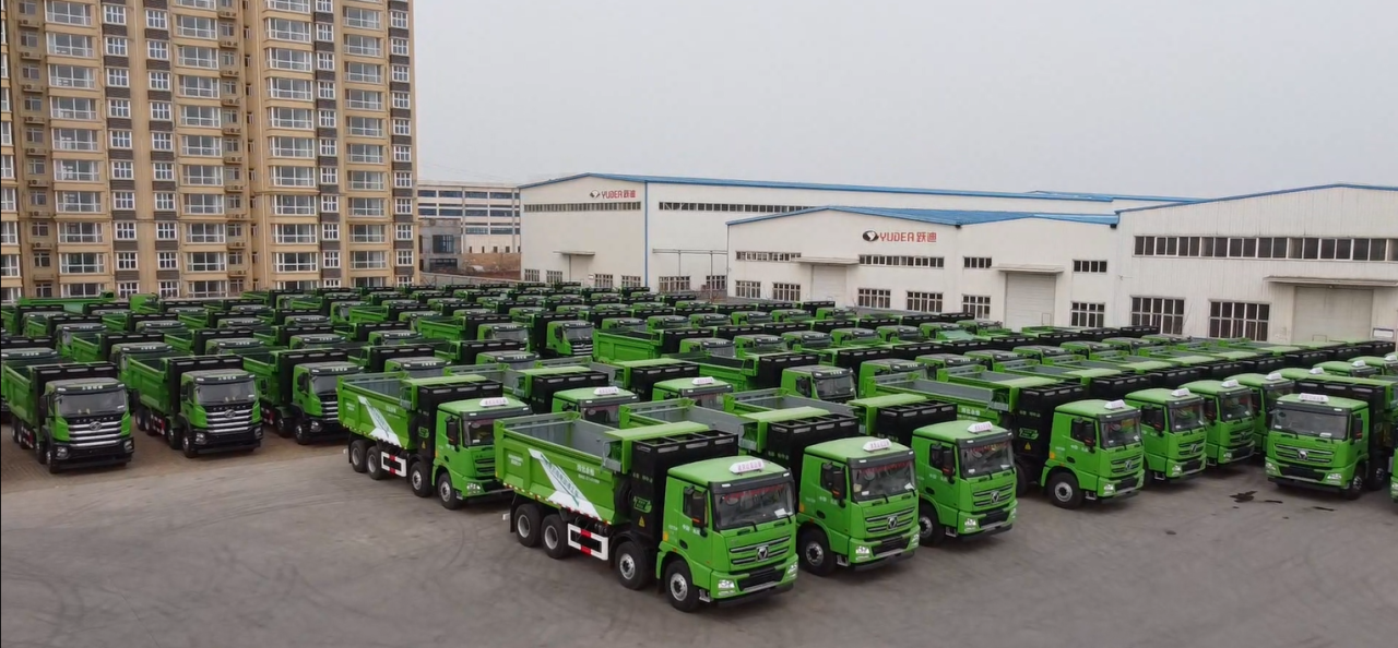 性能無敵，綠色出擊-躍迪新能源渣土自卸車